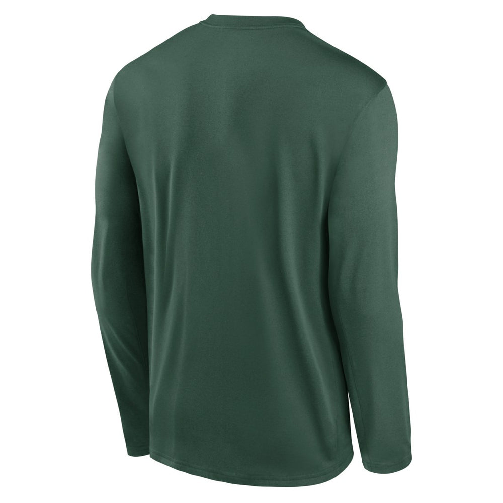 Green Bay Packers Primetime Legend Icon Performance Long Sleeve T-Shirt | NFL Hot