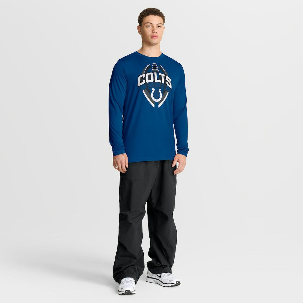 Indianapolis Colts Primetime Legend Icon Performance Long Sleeve T-Shirt | NFL Outlet