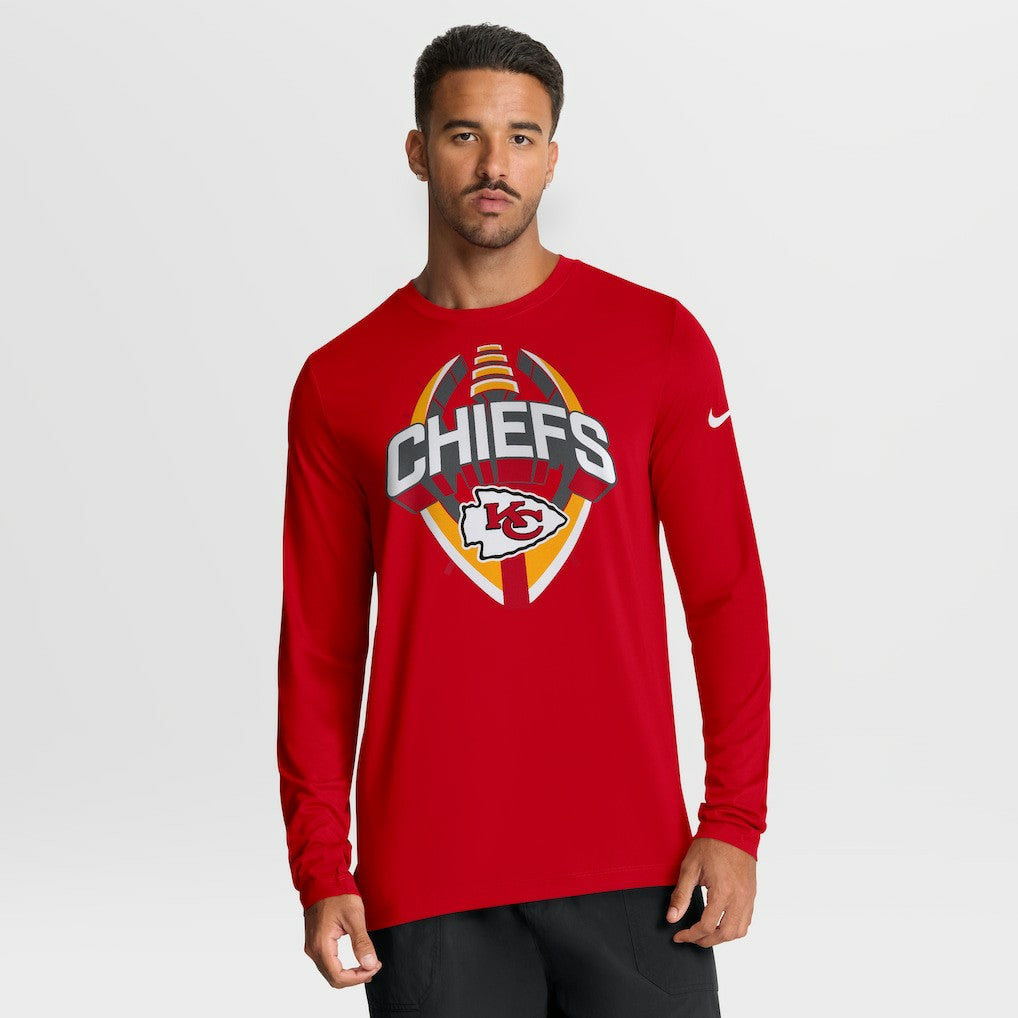 Kansas City Chiefs Primetime Legend Icon Performance Long Sleeve T-Shirt | NFL Sale