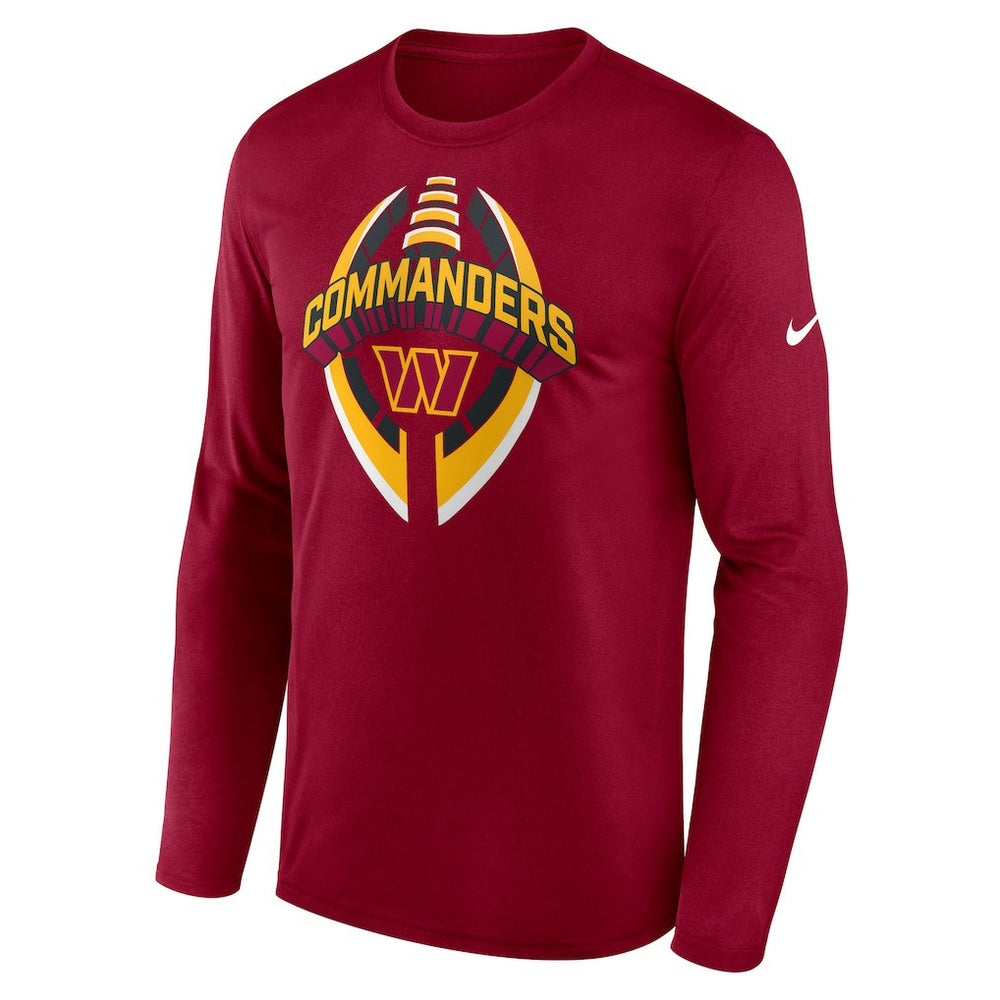Washington Commanders Primetime Legend Icon Performance Long Sleeve T-Shirt | NFL Sale