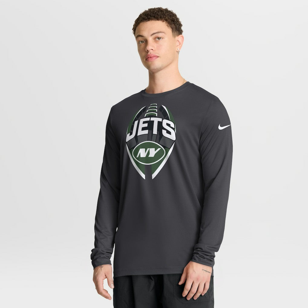 New York Jets Primetime Legend Icon Performance Long Sleeve T-Shirt | NFL On sale