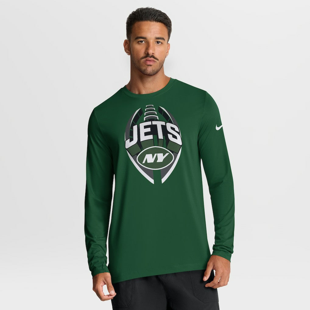 New York Jets Primetime Legend Icon Performance Long Sleeve T-Shirt | NFL Online