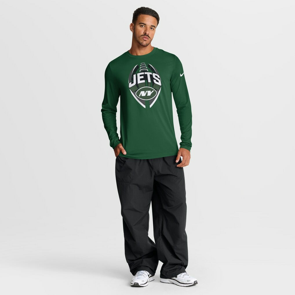 New York Jets Primetime Legend Icon Performance Long Sleeve T-Shirt | NFL Online