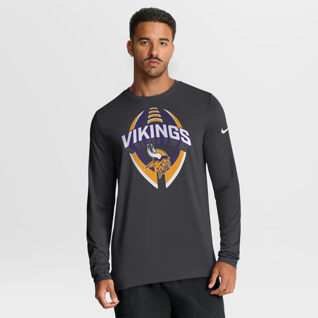 Minnesota Vikings Primetime Legend Icon Performance Long Sleeve T-Shirt | NFL New