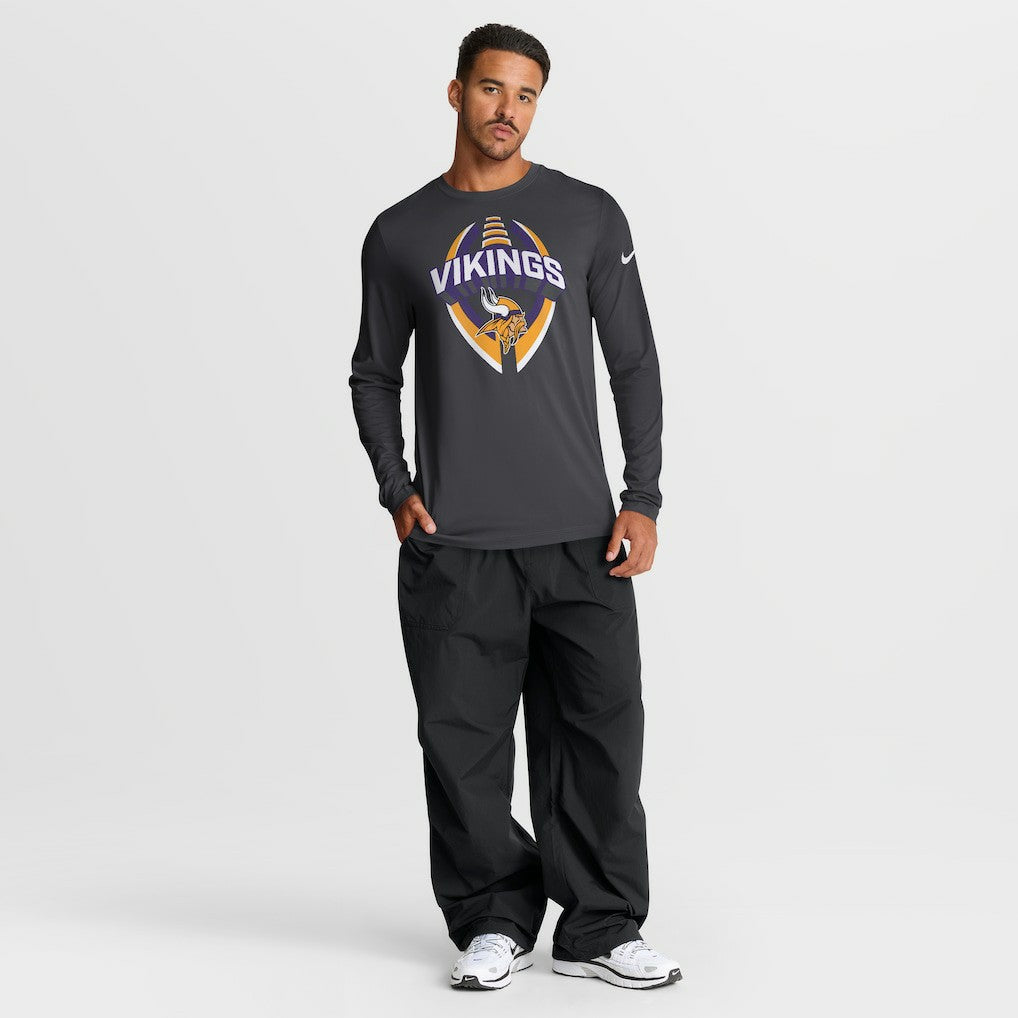 Minnesota Vikings Primetime Legend Icon Performance Long Sleeve T-Shirt | NFL New