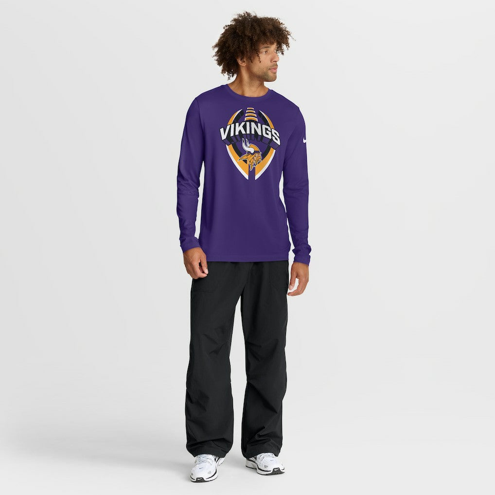 Minnesota Vikings Primetime Legend Icon Performance Long Sleeve T-Shirt | NFL Discount