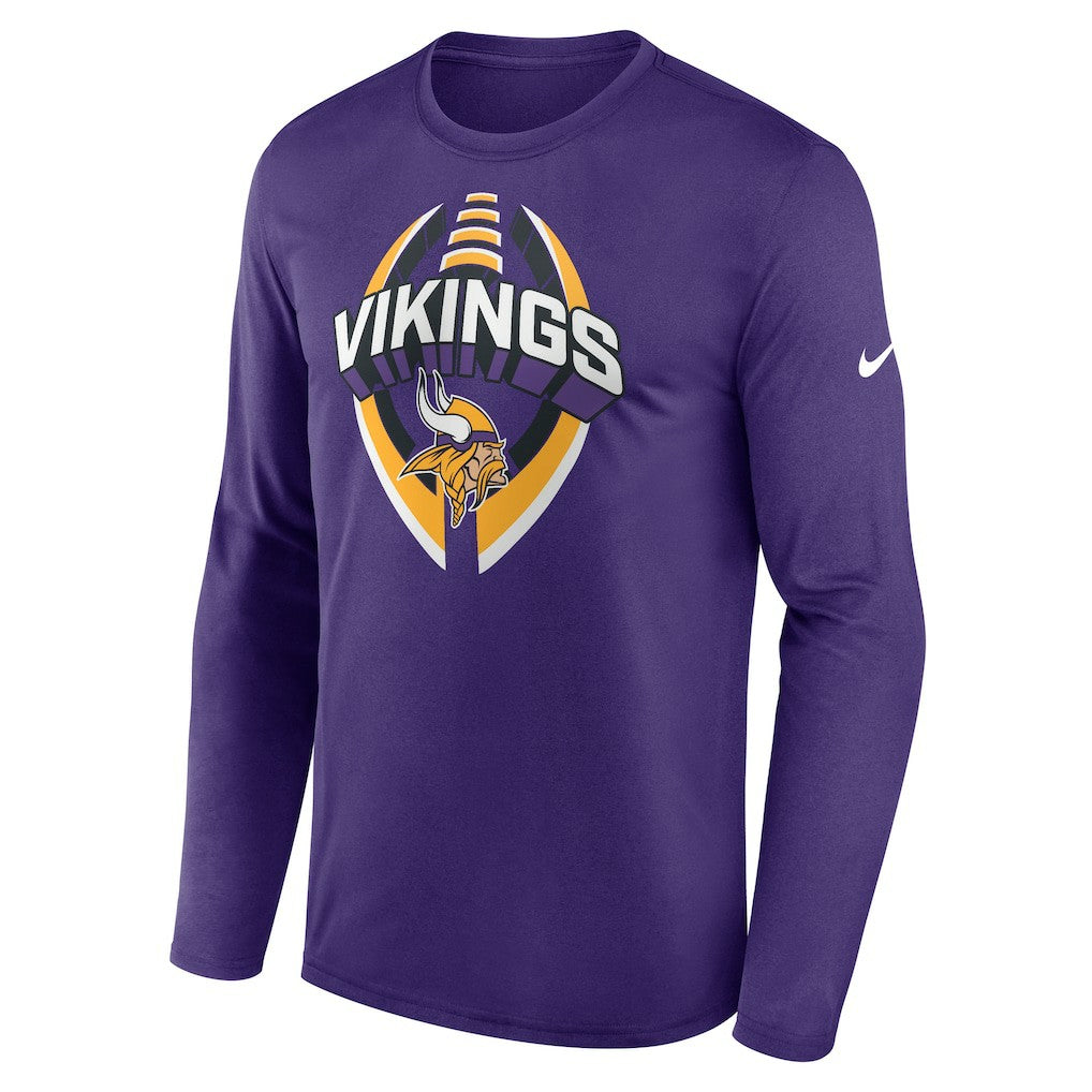 Minnesota Vikings Primetime Legend Icon Performance Long Sleeve T-Shirt | NFL Discount