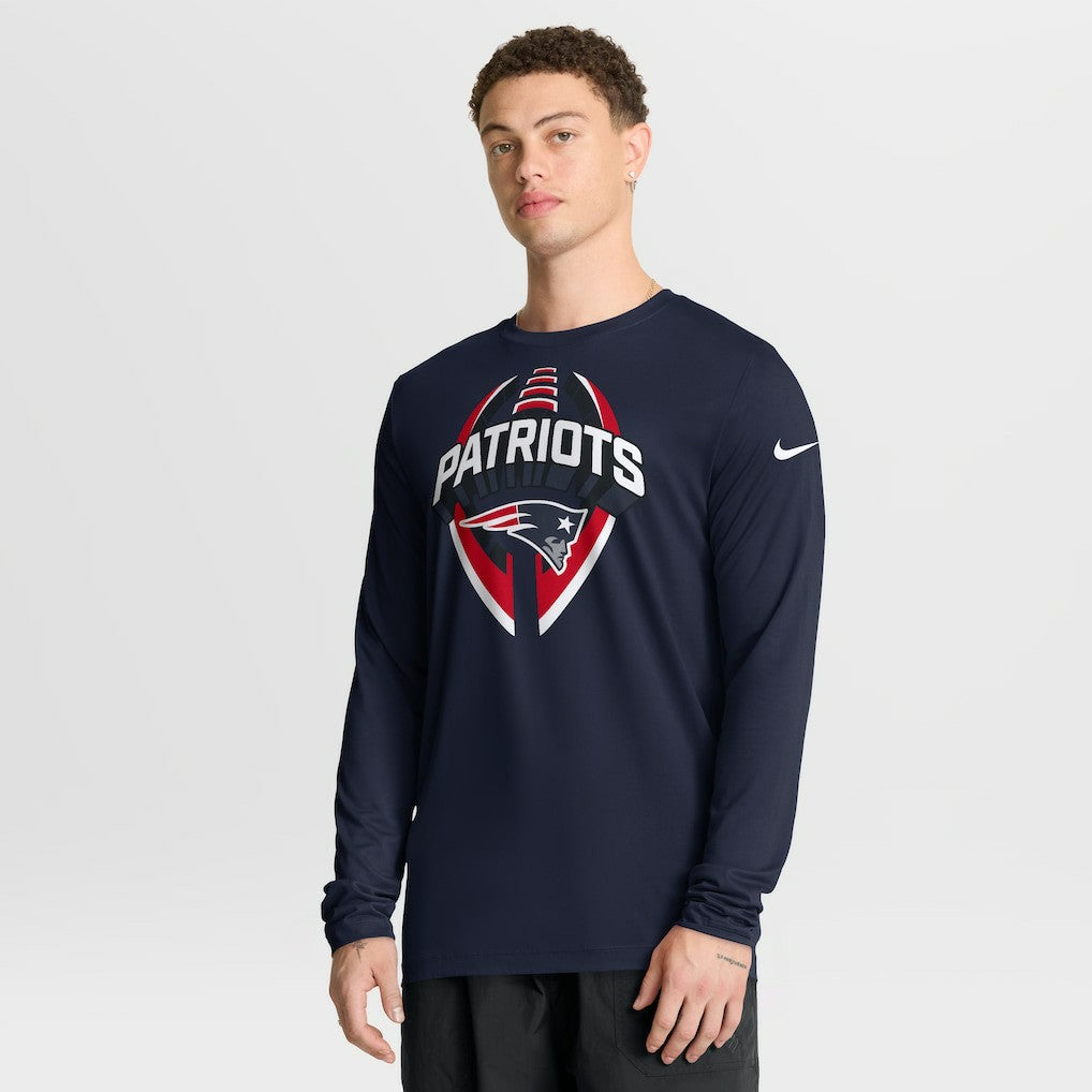 New England Patriots Primetime Legend Icon Performance Long Sleeve T-Shirt | NFL Discount