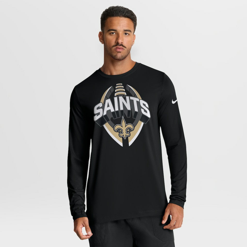 New Orleans Saints Primetime Legend Icon Performance Long Sleeve T-Shirt | NFL Sale