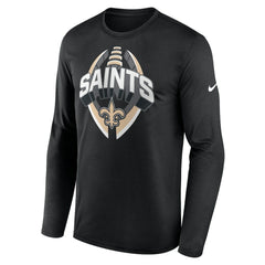 New Orleans Saints Primetime Legend Icon Performance Long Sleeve T-Shirt | NFL Sale