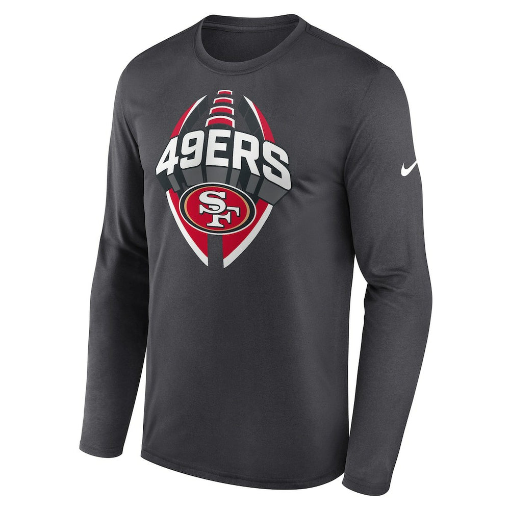 San Francisco 49ers Primetime Legend Icon Performance Long Sleeve T-Shirt | NFL New