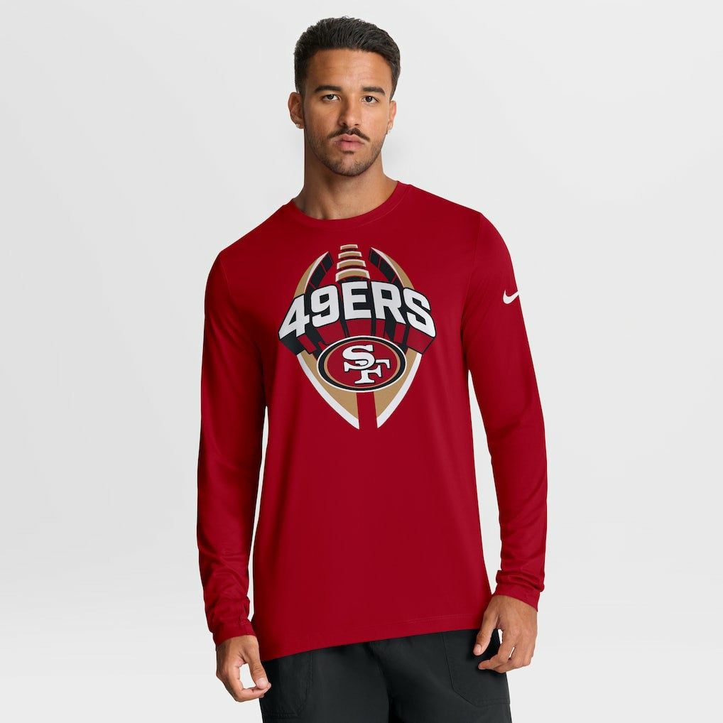 San Francisco 49ers Primetime Legend Icon Performance Long Sleeve T-Shirt | NFL New