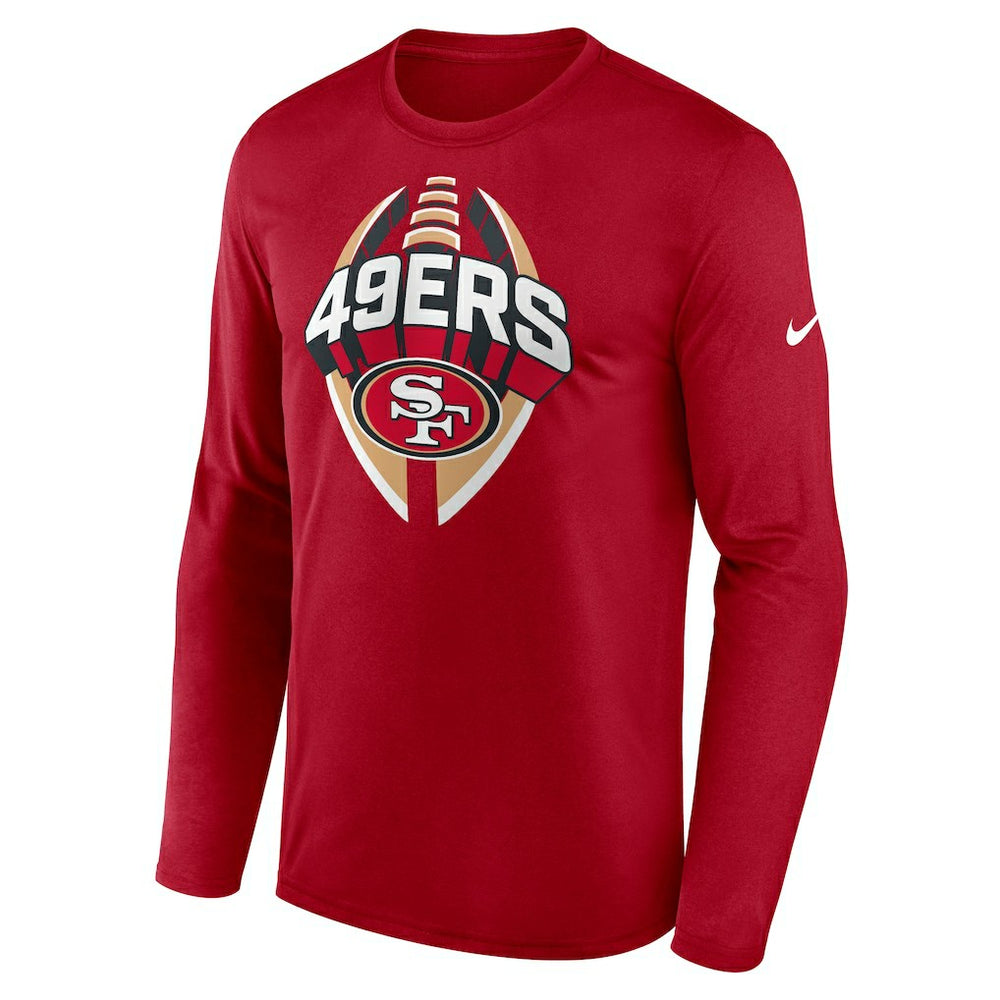 San Francisco 49ers Primetime Legend Icon Performance Long Sleeve T-Shirt | NFL New
