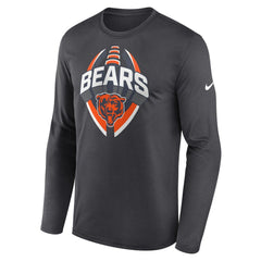 Chicago Bears Primetime Legend Icon Performance Long Sleeve T-Shirt | NFL Sale