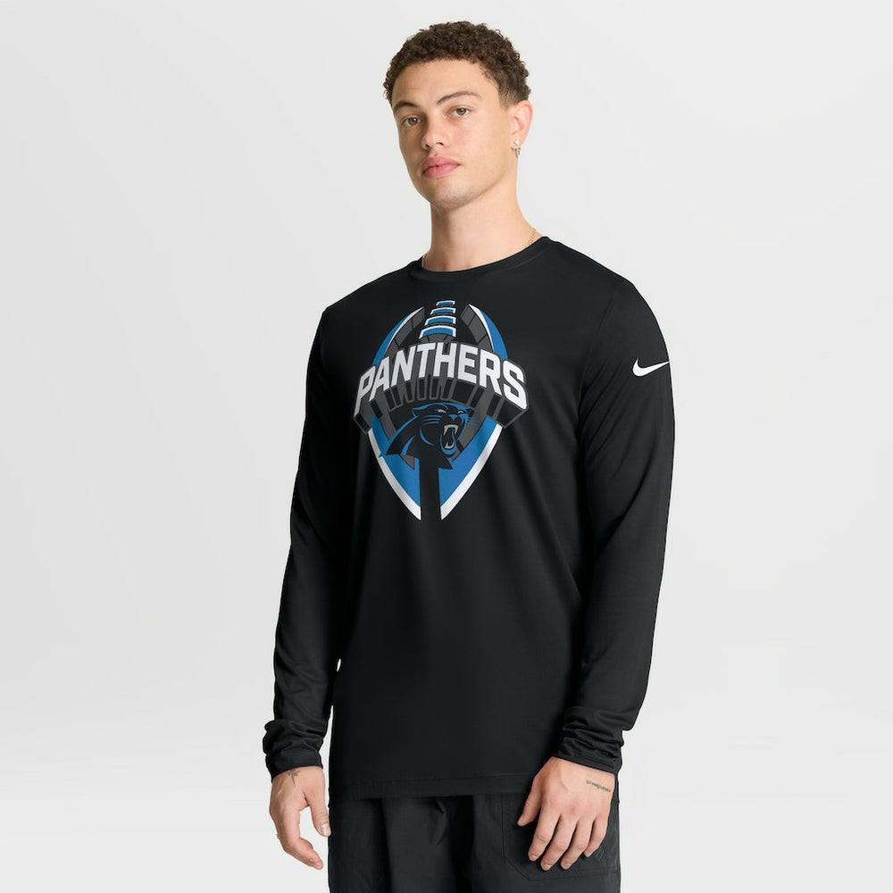 Carolina Panthers Primetime Legend Icon Performance Long Sleeve T-Shirt | NFL Sale