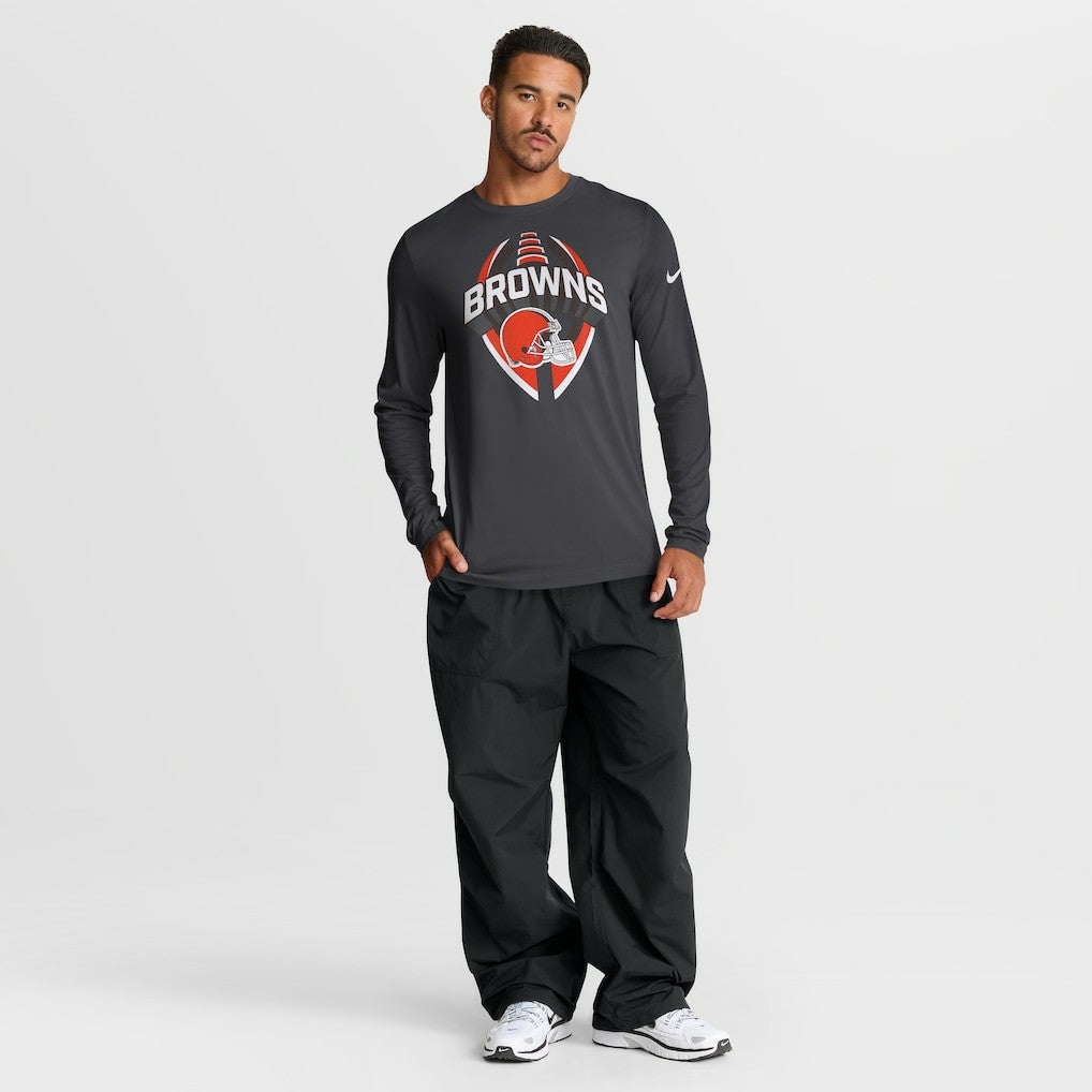 Cleveland Browns Primetime Legend Icon Performance Long Sleeve T-Shirt | NFL New