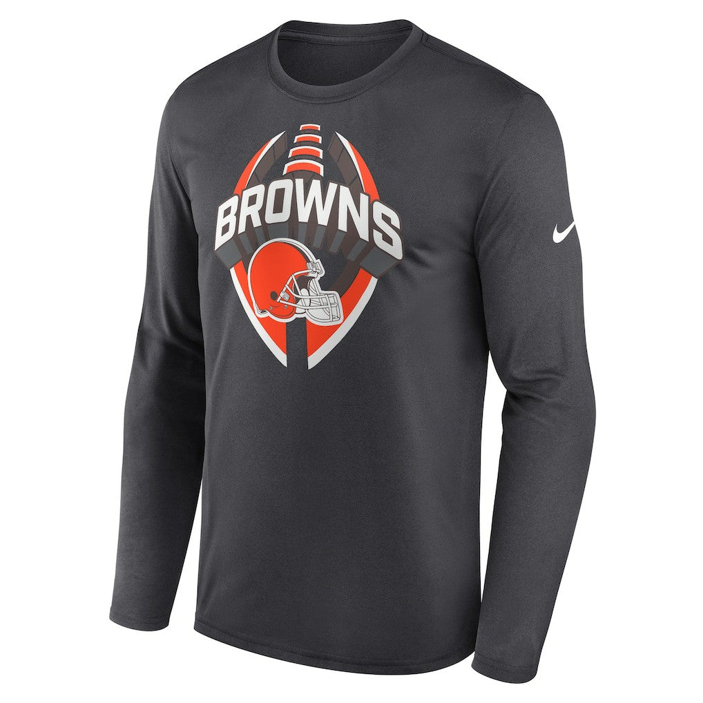 Cleveland Browns Primetime Legend Icon Performance Long Sleeve T-Shirt | NFL New