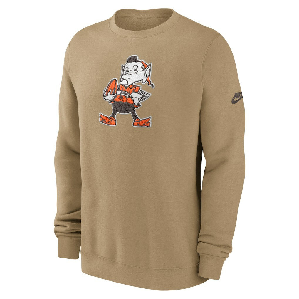 Cleveland Browns Swing Pass Rewind Club Pullover Sweatshirt | NFL Online