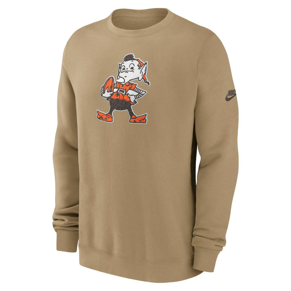Cleveland Browns Swing Pass Rewind Club Pullover Sweatshirt | NFL Online