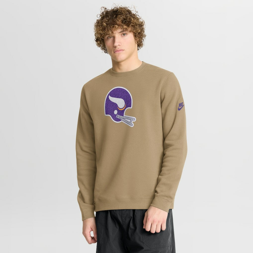 Minnesota Vikings Swing Pass Rewind Club Pullover Sweatshirt | NFL Sale