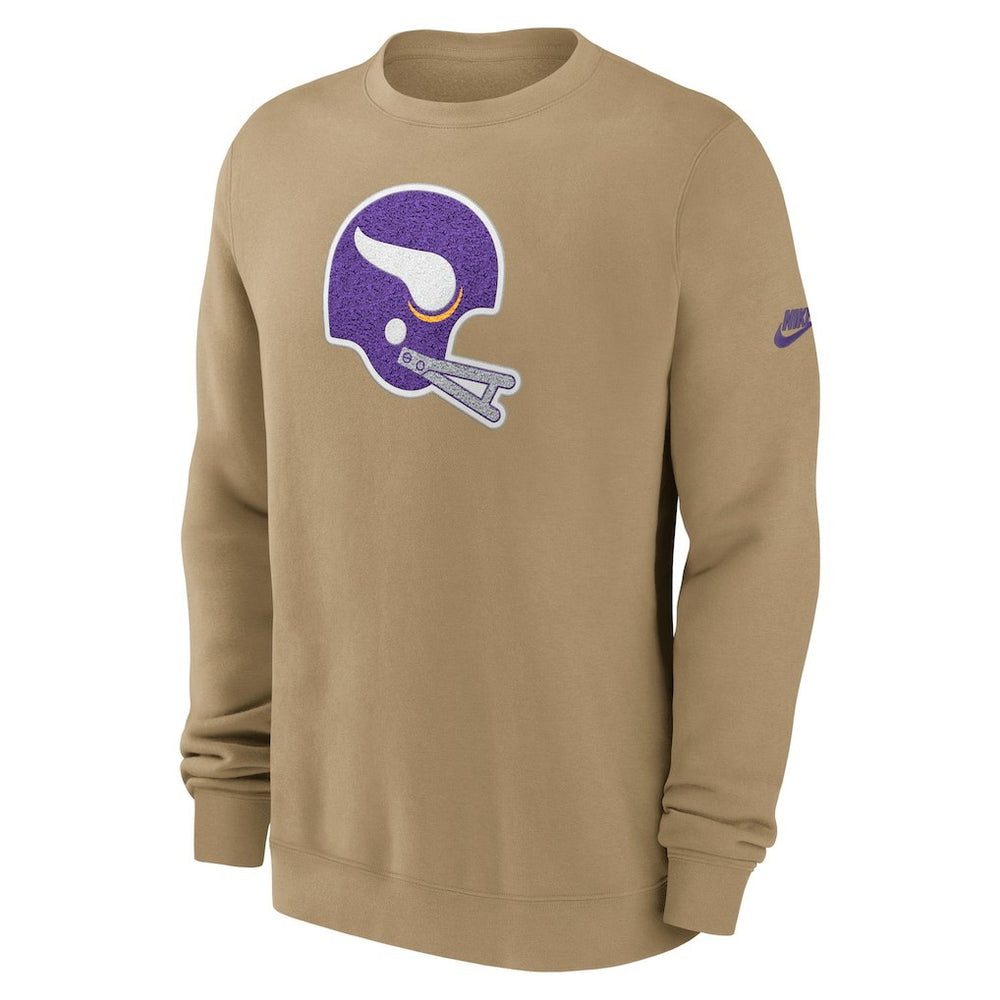 Minnesota Vikings Swing Pass Rewind Club Pullover Sweatshirt | NFL Sale