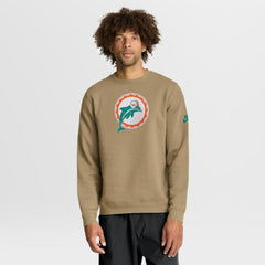 Miami Dolphins Swing Pass Rewind Club Pullover Sweatshirt | NFL Hot