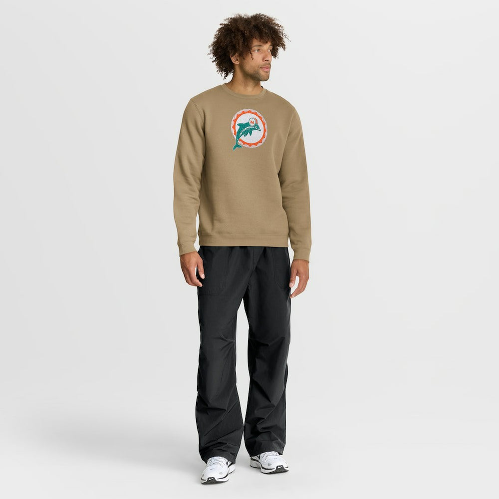 Miami Dolphins Swing Pass Rewind Club Pullover Sweatshirt | NFL Hot