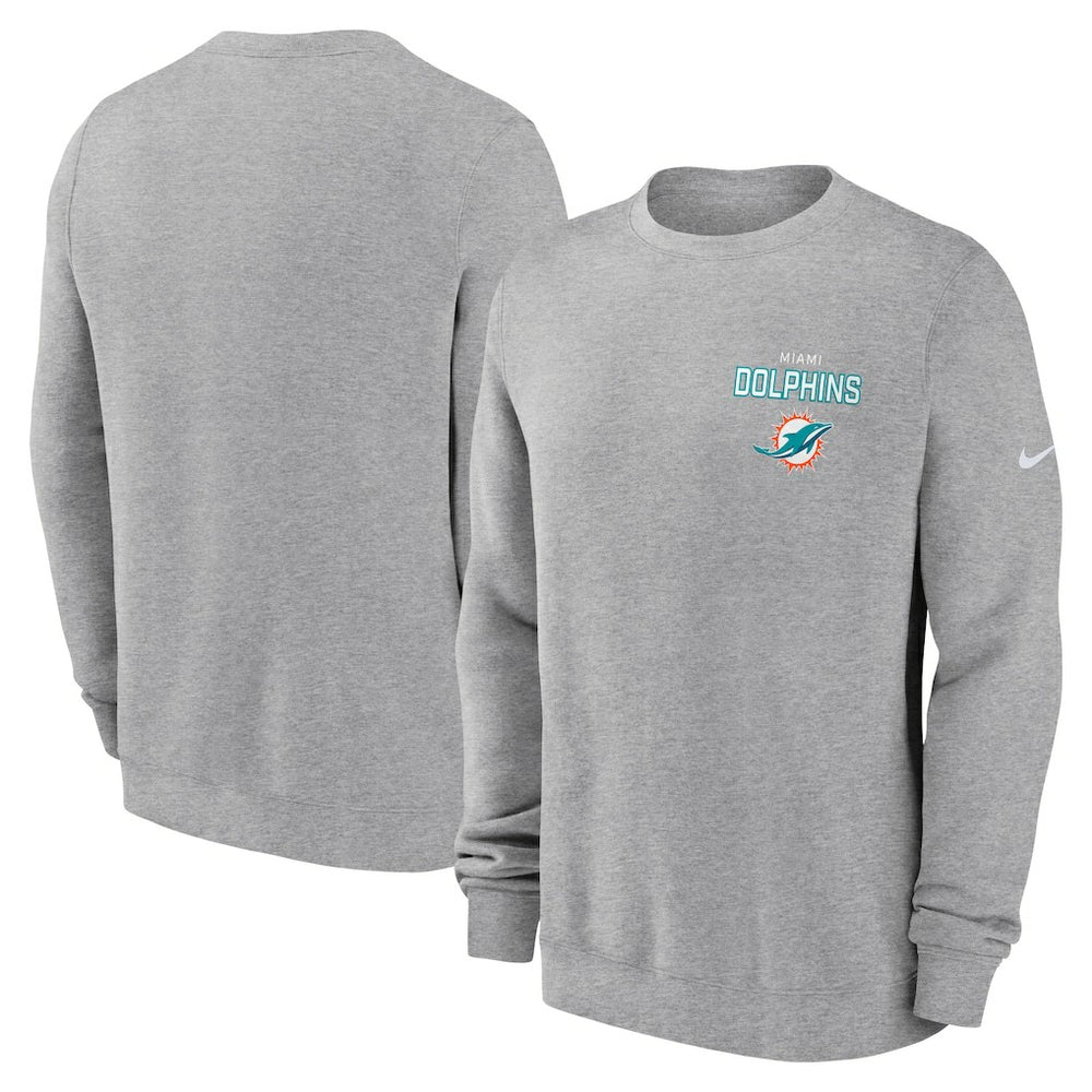 Miami Dolphins Primetime Club Fleece Pullover Sweatshirt | NFL Outlet