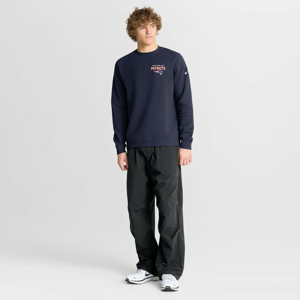 New England Patriots Primetime Club Fleece Pullover Sweatshirt | NFL Discount
