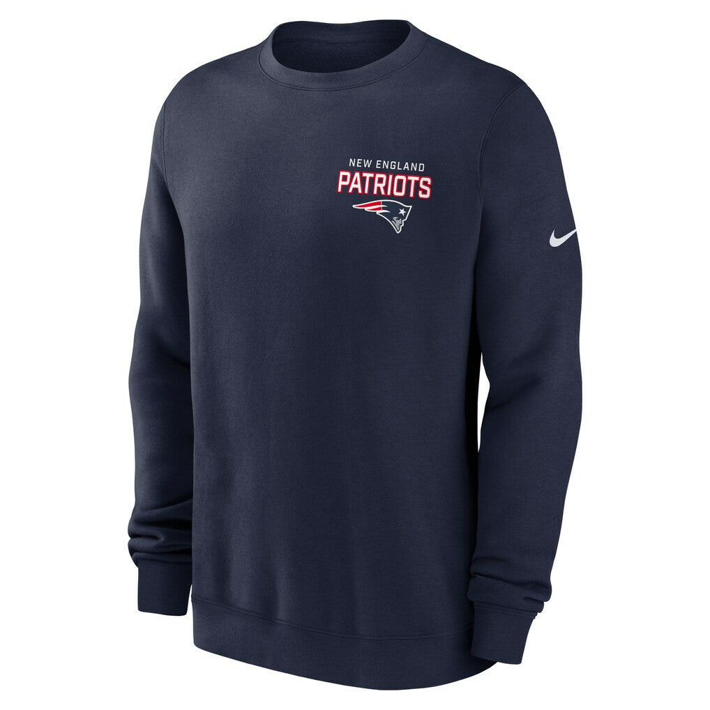 New England Patriots Primetime Club Fleece Pullover Sweatshirt | NFL Discount