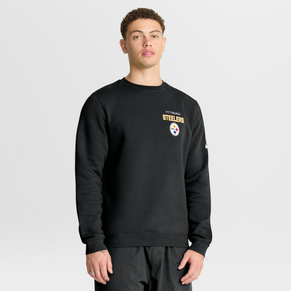 Pittsburgh Steelers Primetime Club Fleece Pullover Sweatshirt | NFL Discount