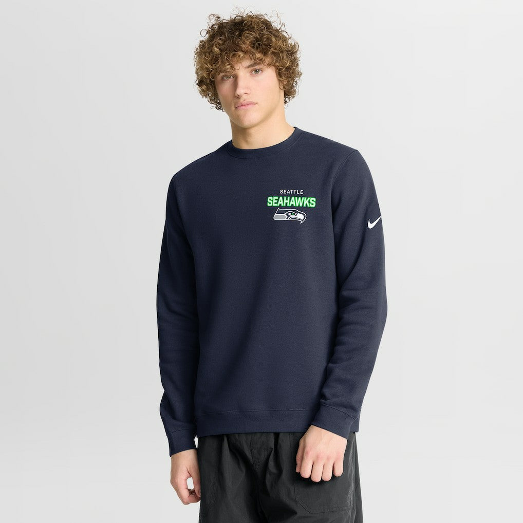 Seattle Seahawks Primetime Club Fleece Pullover Sweatshirt | NFL Online