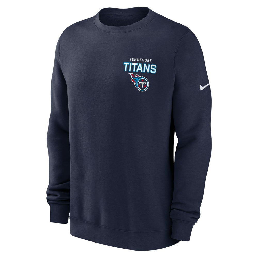 Tennessee Titans Primetime Club Fleece Pullover Sweatshirt | NFL Sale