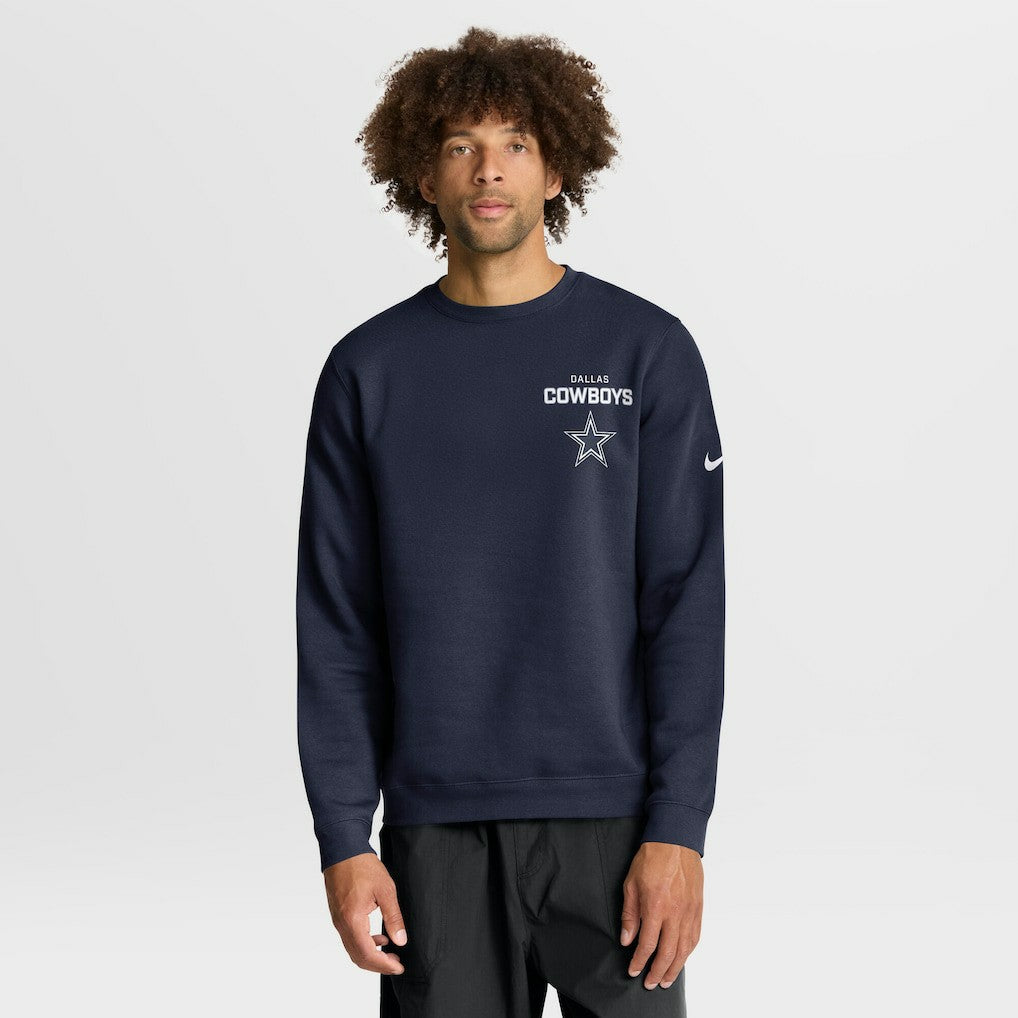 Dallas Cowboys Primetime Club Fleece Pullover Sweatshirt | NFL US
