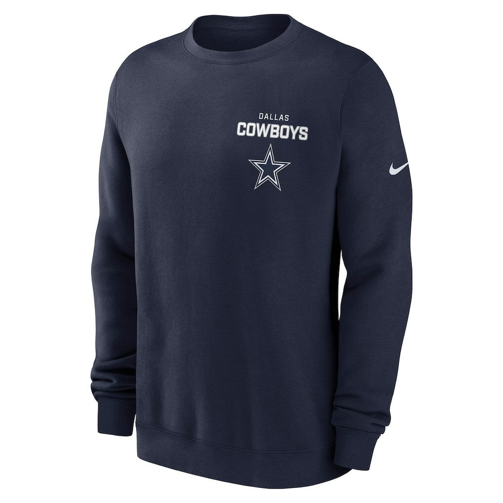 Dallas Cowboys Primetime Club Fleece Pullover Sweatshirt | NFL US