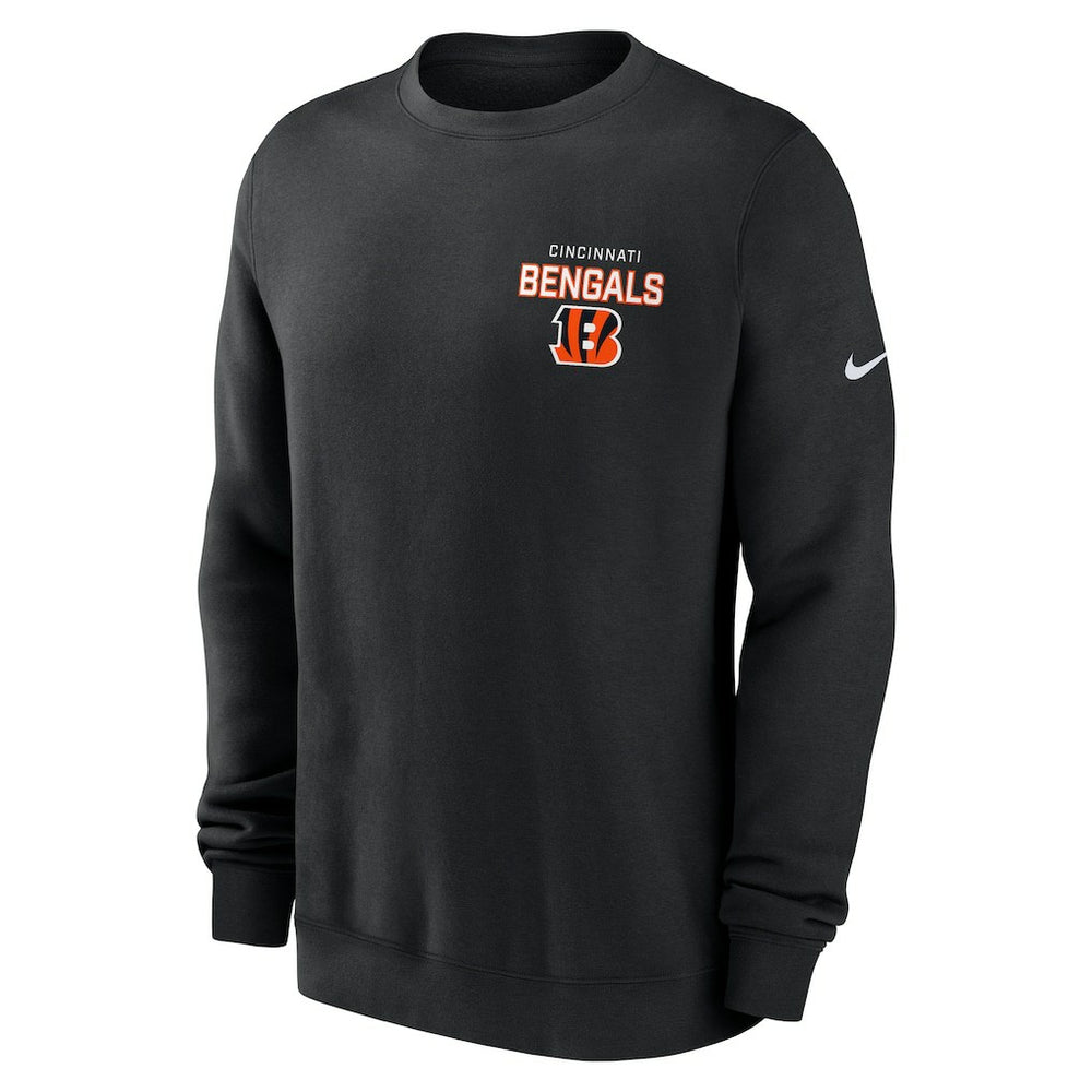 Cincinnati Bengals Primetime Club Fleece Pullover Sweatshirt | NFL Outlet