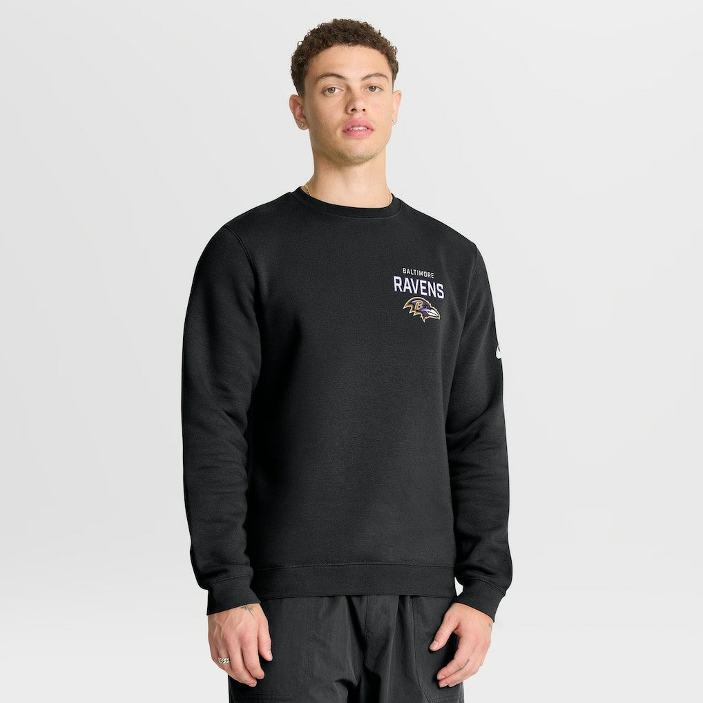 Baltimore Ravens Primetime Club Fleece Pullover Sweatshirt | NFL New