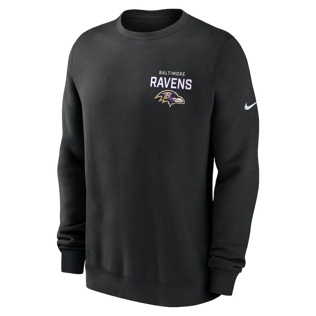 Baltimore Ravens Primetime Club Fleece Pullover Sweatshirt | NFL New