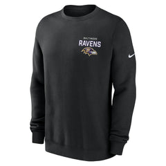 Baltimore Ravens Primetime Club Fleece Pullover Sweatshirt | NFL New