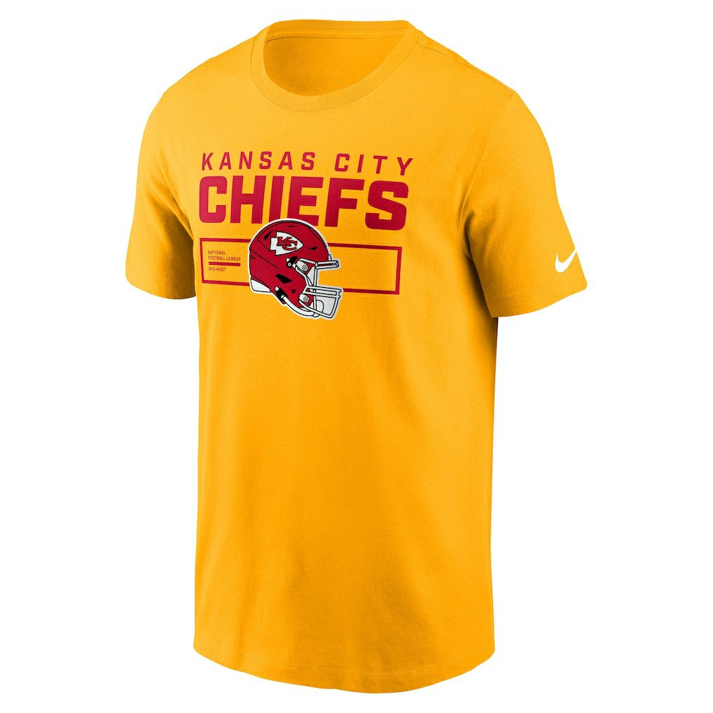 Kansas City Chiefs Primetime Helmet Essential T-Shirt | NFL New