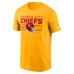 Kansas City Chiefs Primetime Helmet Essential T-Shirt | NFL New