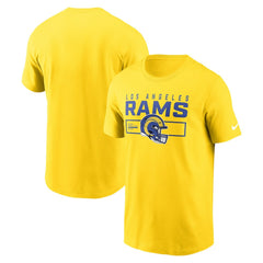 Los Angeles Rams Primetime Helmet Essential T-Shirt | NFL New