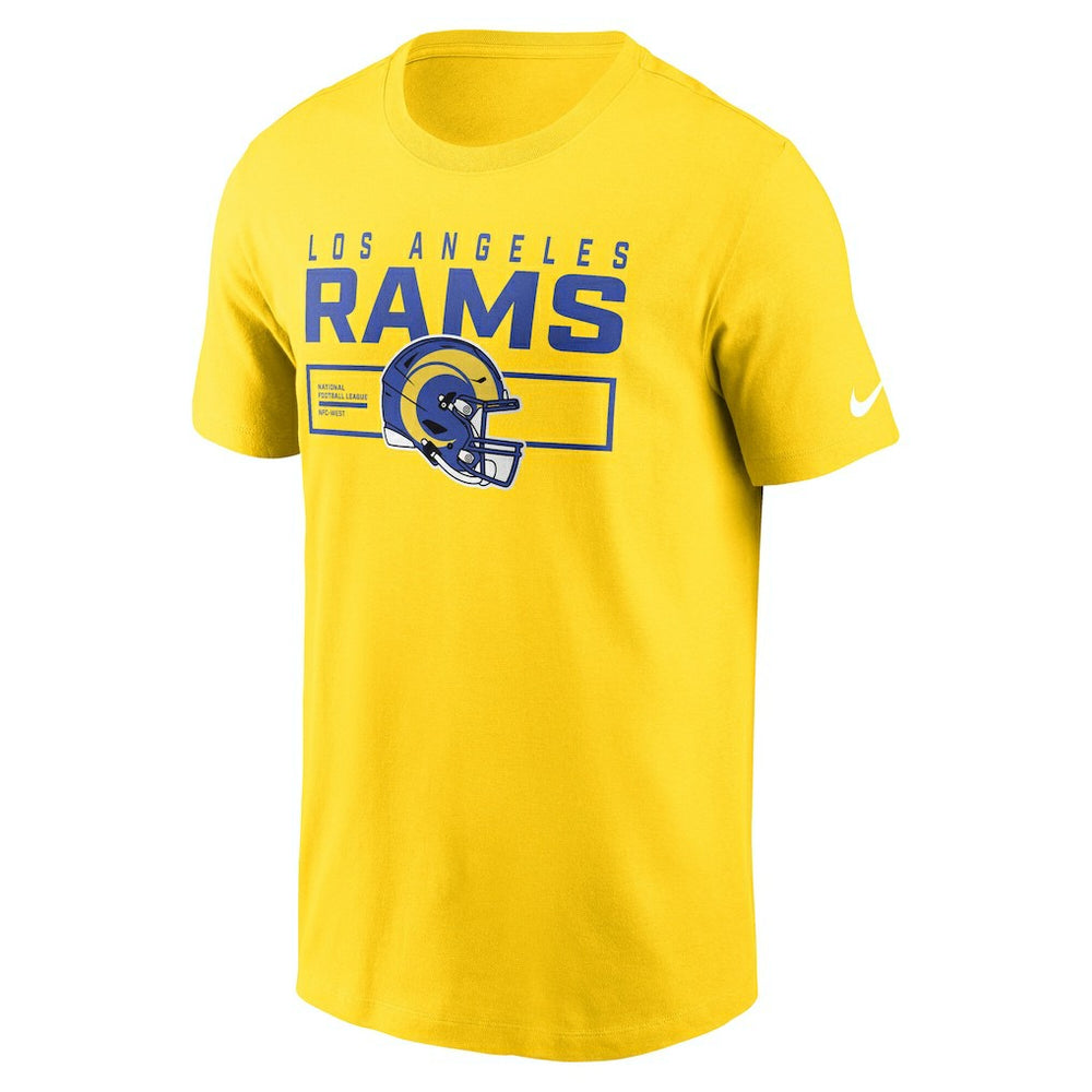Los Angeles Rams Primetime Helmet Essential T-Shirt | NFL New