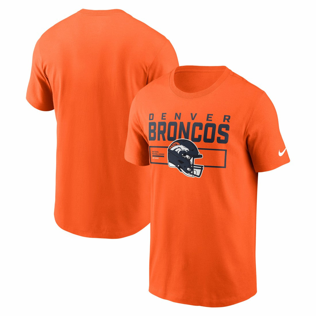 Denver Broncos Primetime Helmet Essential T-Shirt | NFL Near me