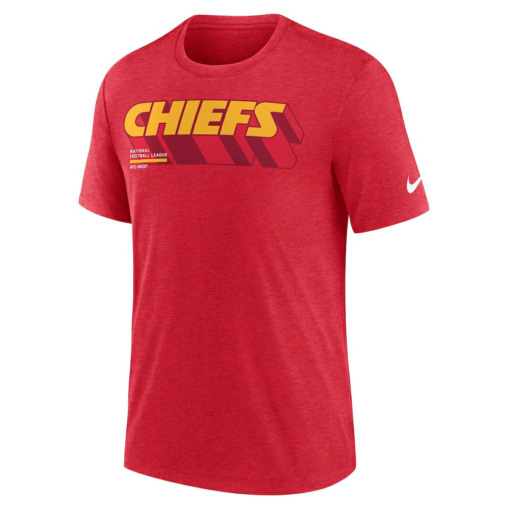 Kansas City Chiefs Long Pass Tri-Blend T-Shirt | NFL Sale
