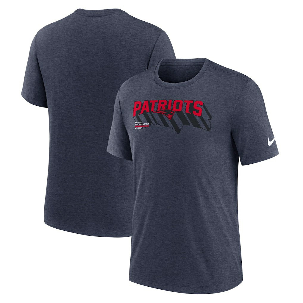 New England Patriots Long Pass Tri-Blend T-Shirt | NFL Online