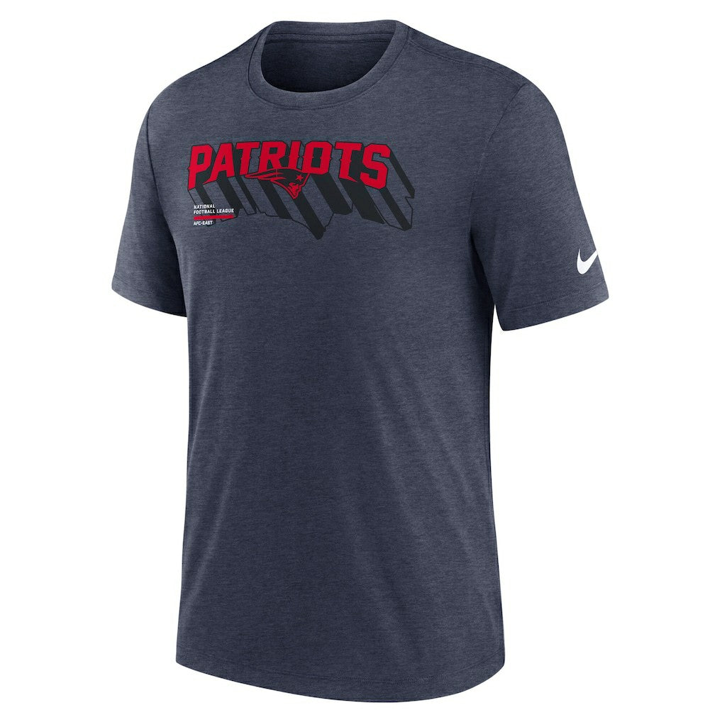 New England Patriots Long Pass Tri-Blend T-Shirt | NFL Online
