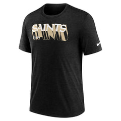 New Orleans Saints Long Pass Tri-Blend T-Shirt | NFL US