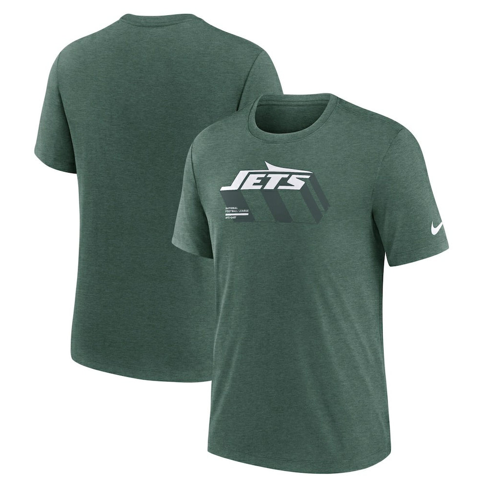 New York Jets Long Pass Tri-Blend T-Shirt | NFL On sale