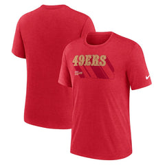 San Francisco 49ers Long Pass Tri-Blend T-Shirt | NFL US